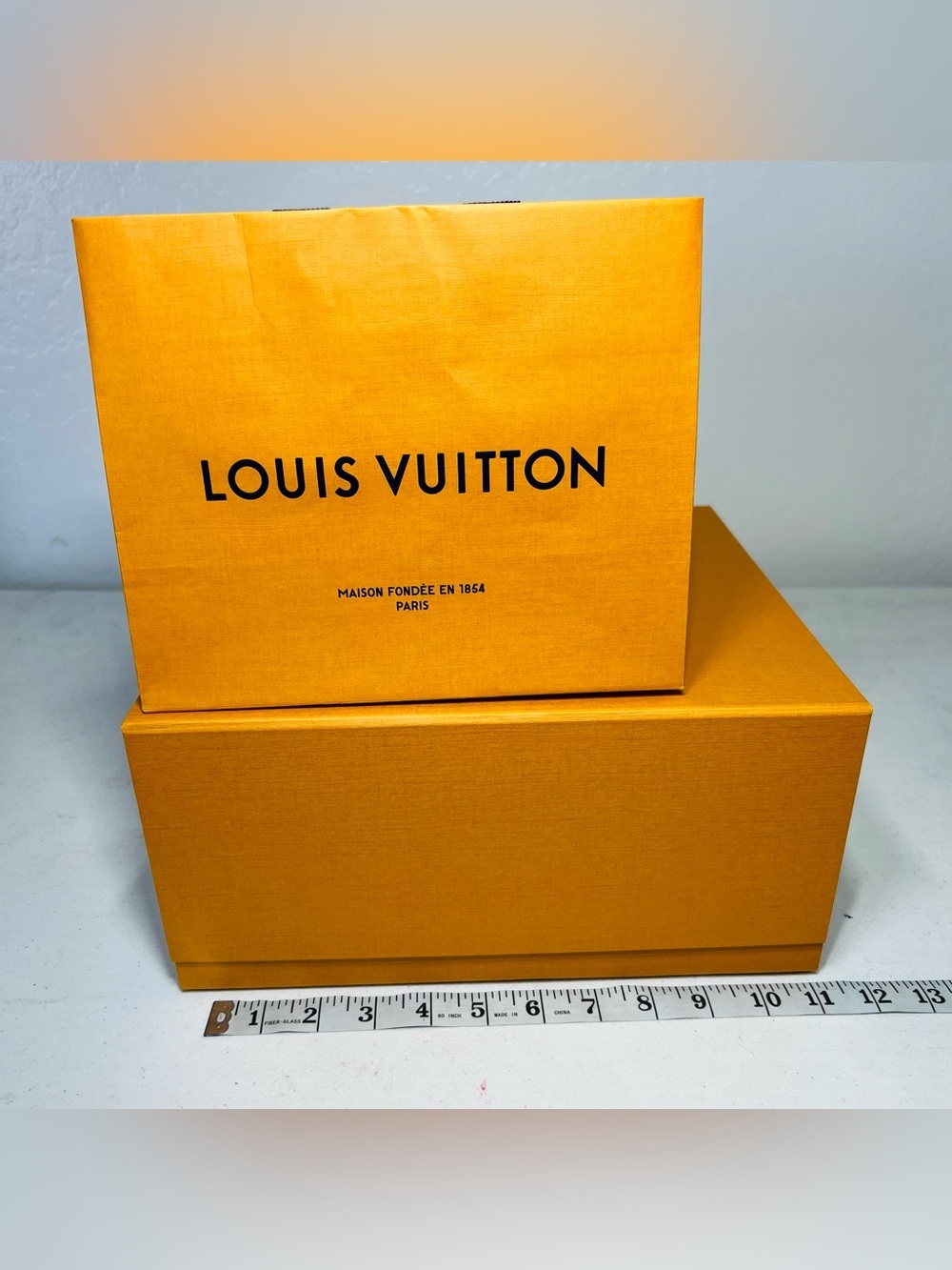 Louis Vuitton Empty Gift Box & Shopping Bag Set